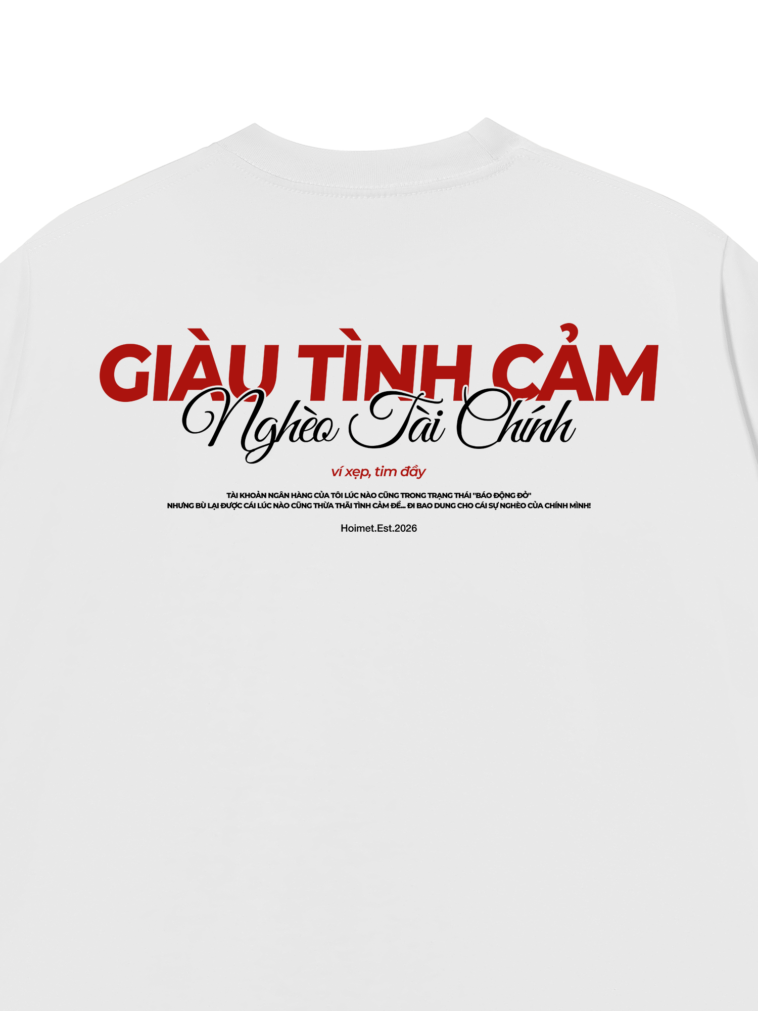 Áo Thun Relaxed Fit Giàu Tình Cảm