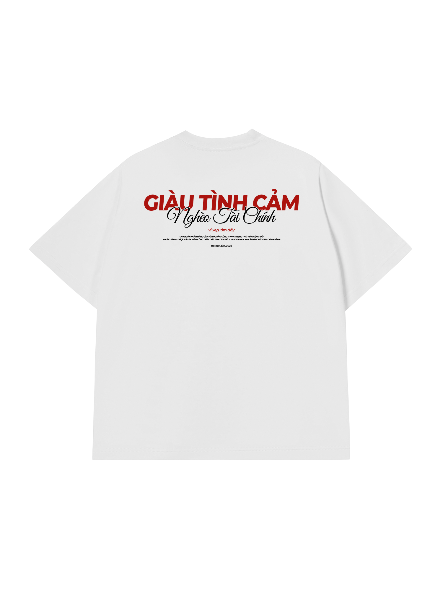 Áo Thun Relaxed Fit Giàu Tình Cảm