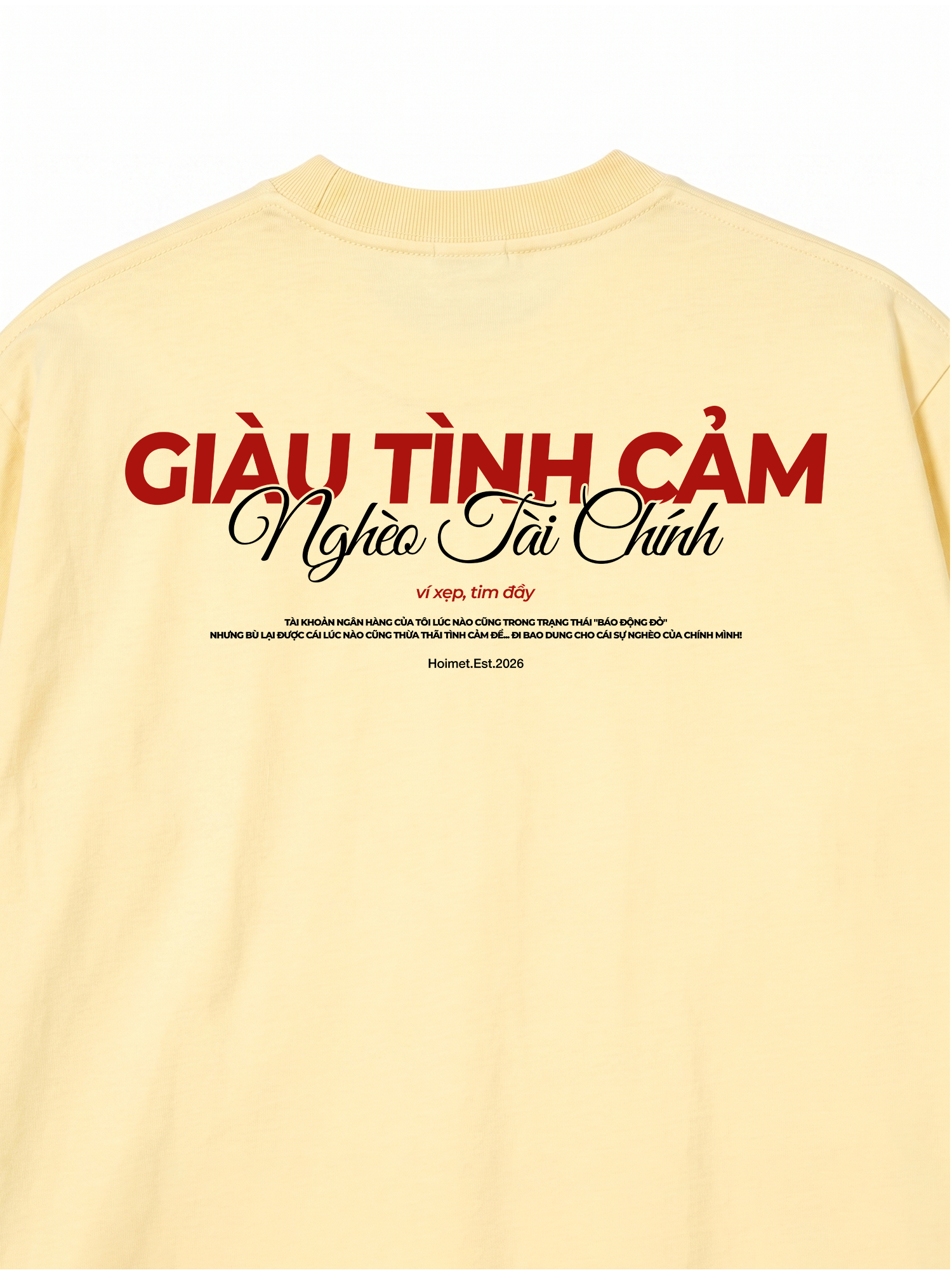 Áo Thun Relaxed Fit Giàu Tình Cảm