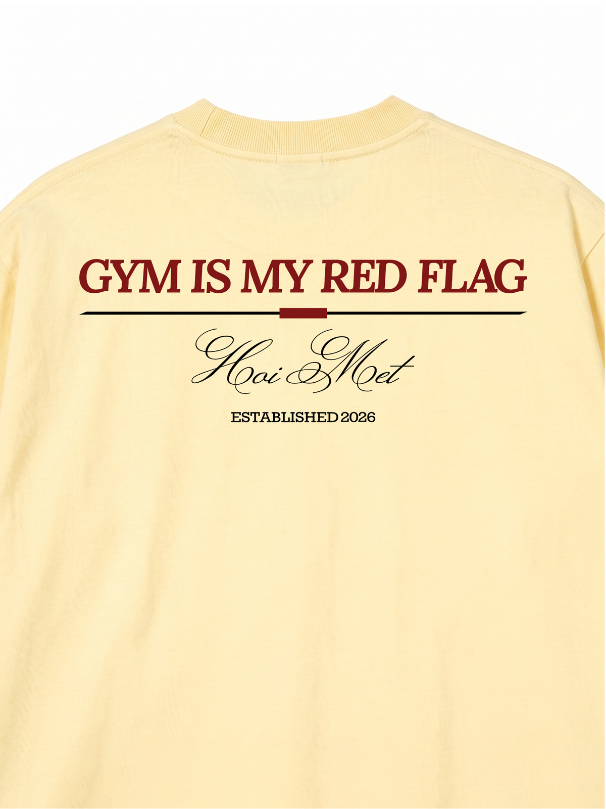 Áo Thun Relaxed Fit Gym Is My Red Flag