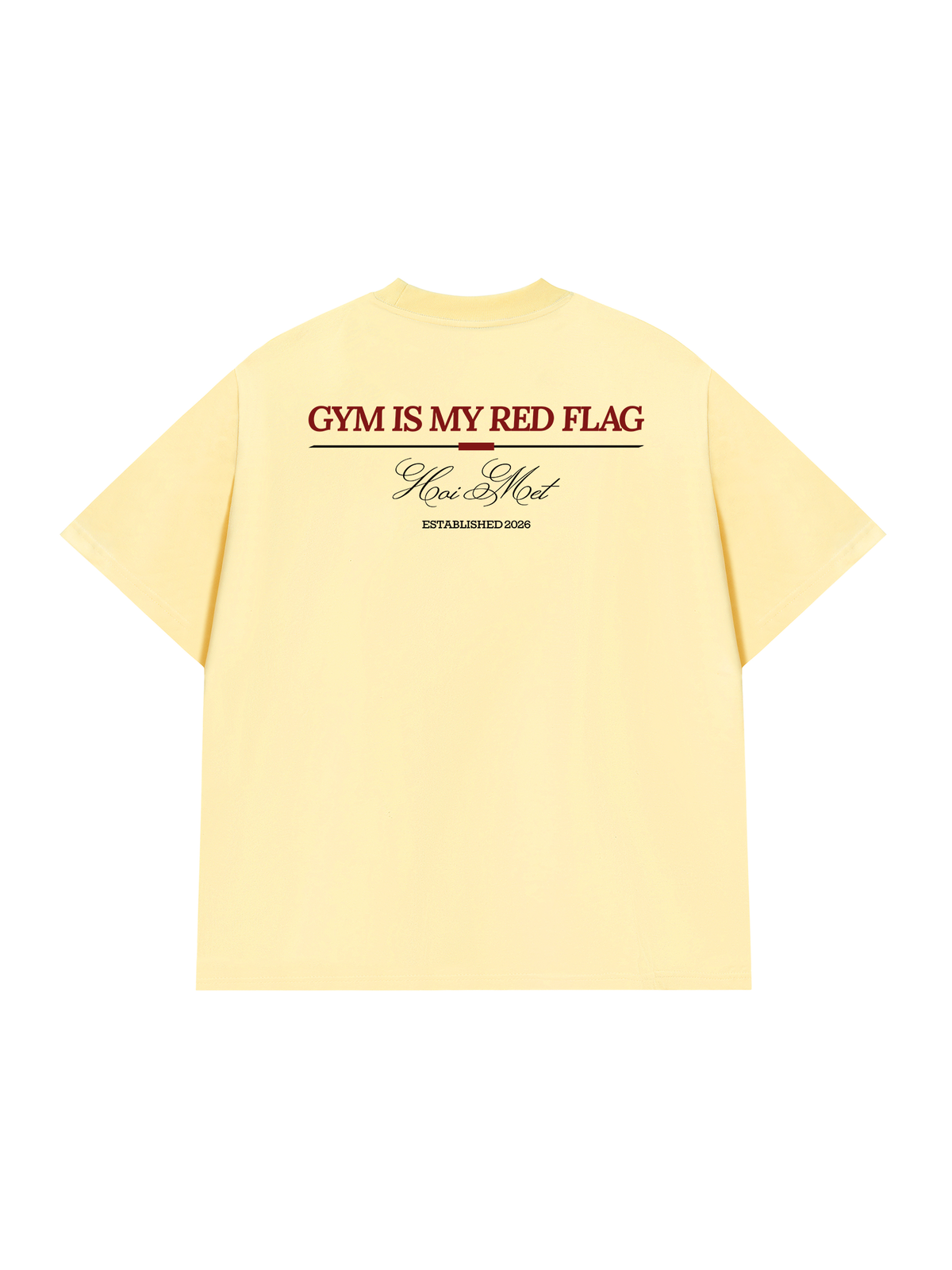 Áo Thun Relaxed Fit Gym Is My Red Flag
