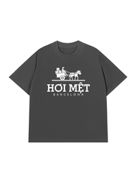 Áo Thun Relaxed Fit Hơi Mệt Barcelona