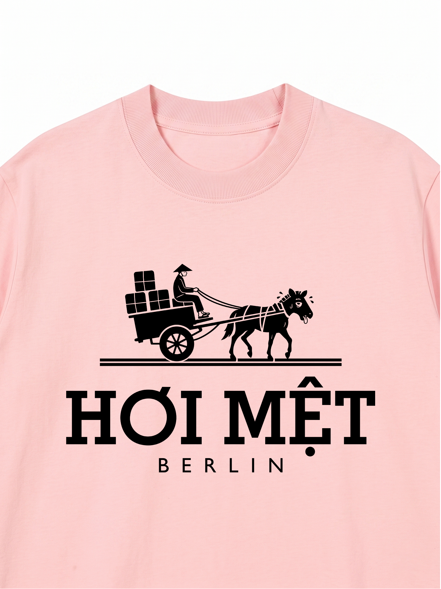 Áo Thun Relaxed Fit Hơi Mệt Berlin