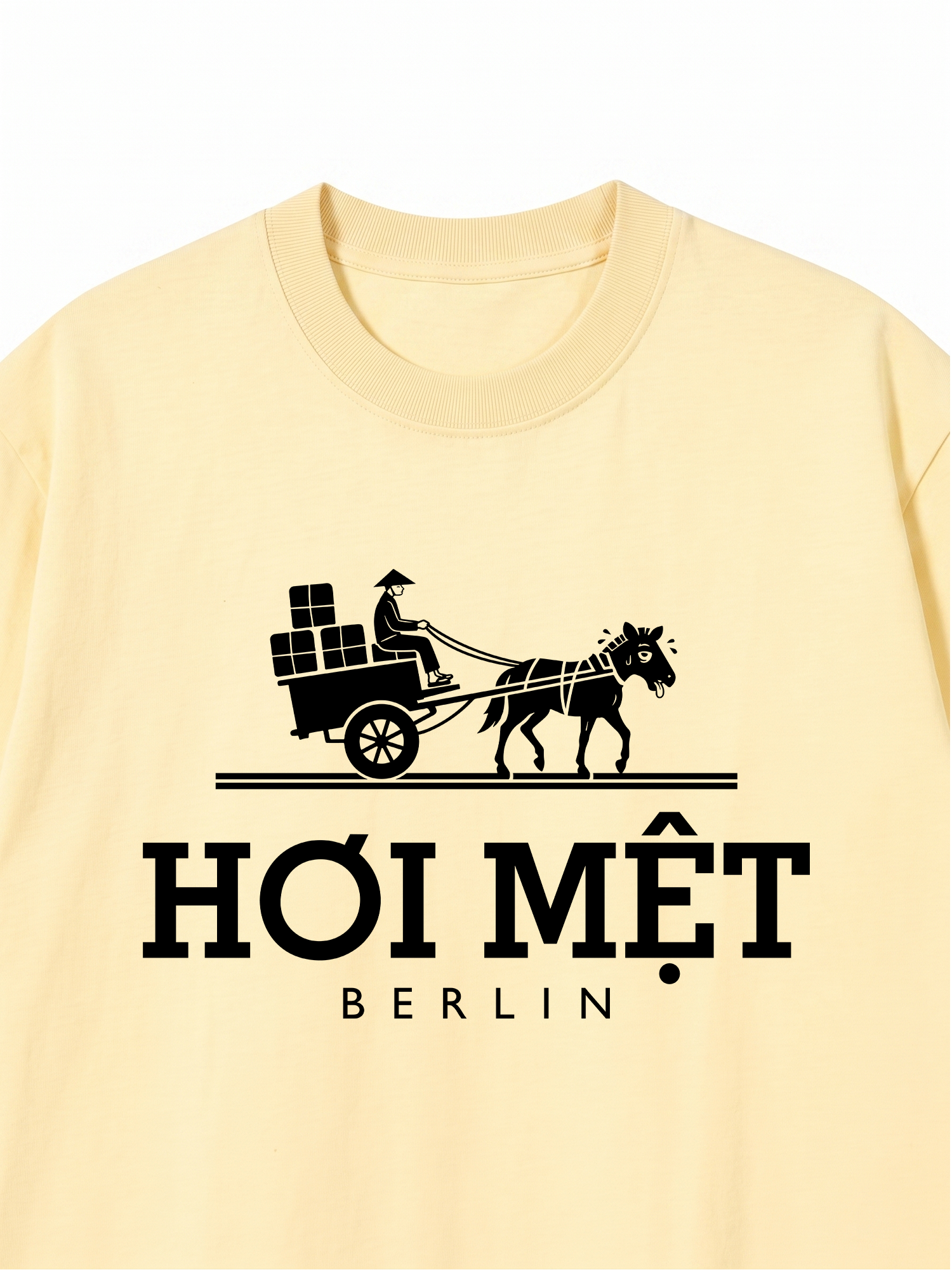 Áo Thun Relaxed Fit Hơi Mệt Berlin