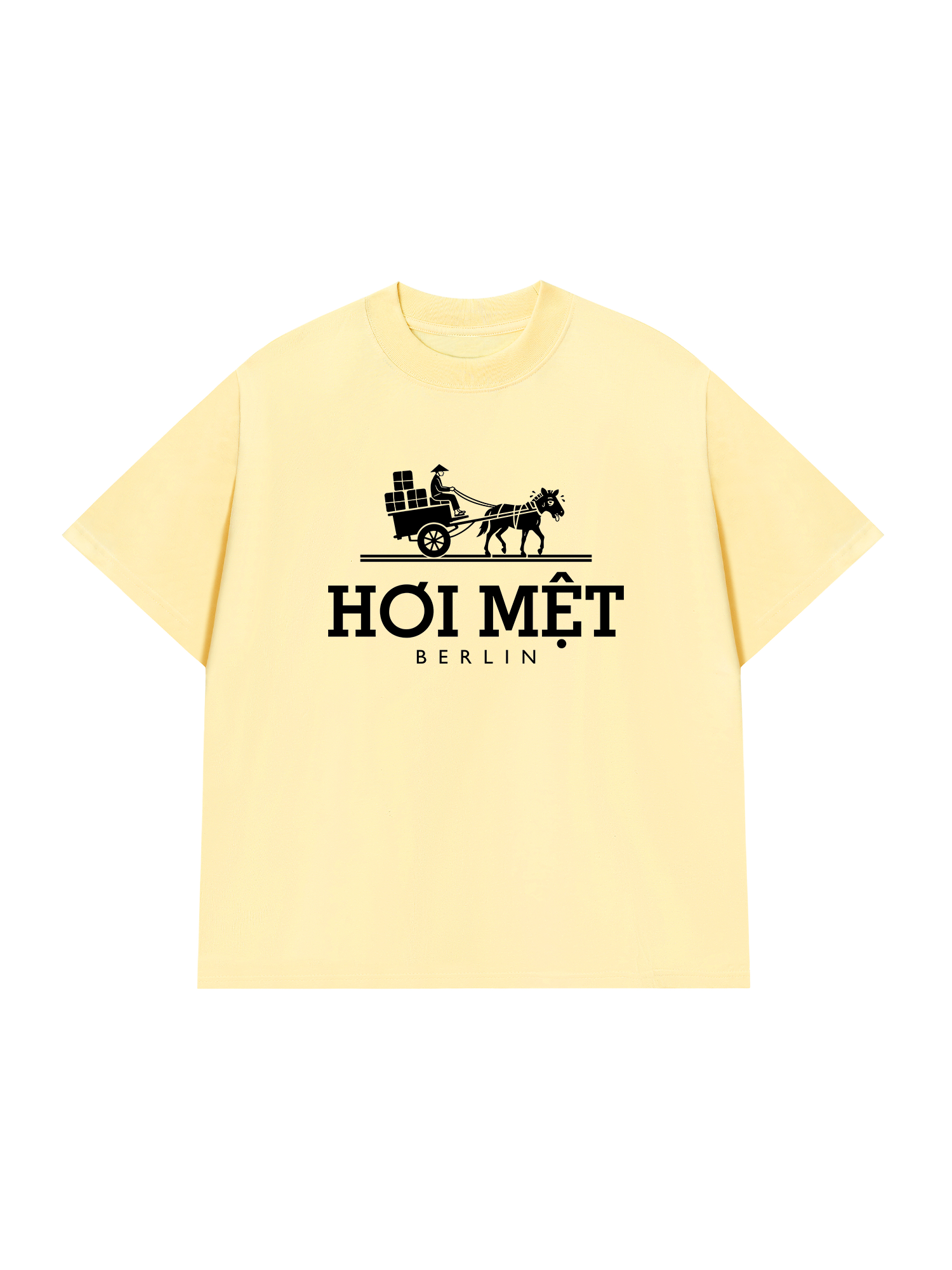 Áo Thun Relaxed Fit Hơi Mệt Berlin
