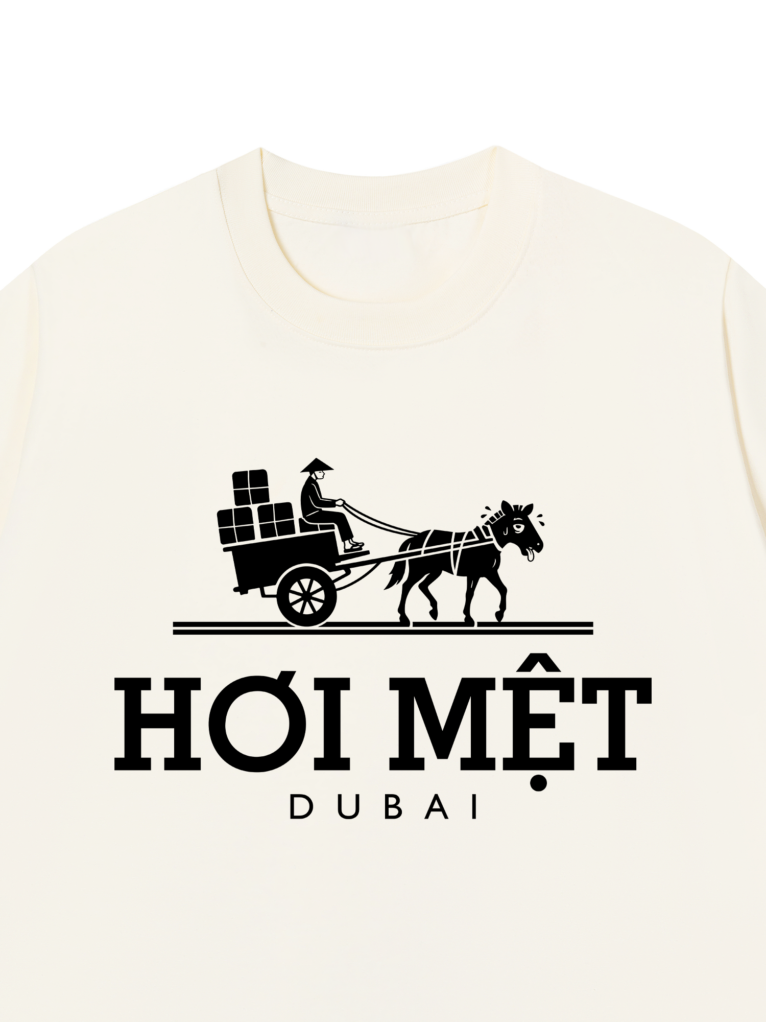 Áo Thun Relaxed Fit Hơi Mệt Dubai