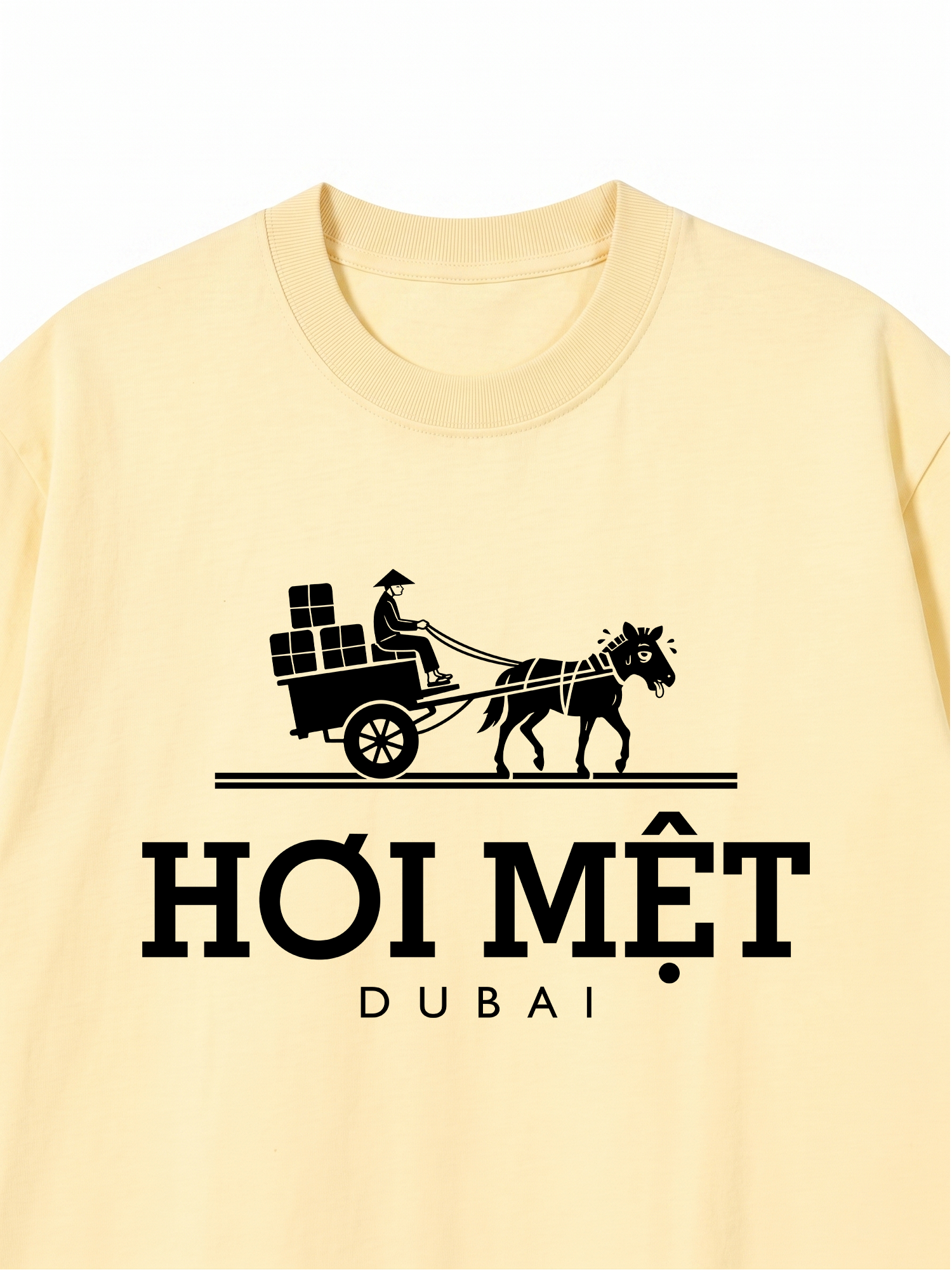 Áo Thun Relaxed Fit Hơi Mệt Dubai