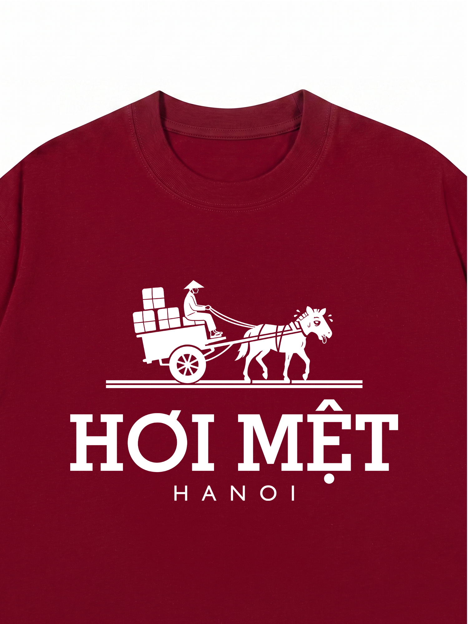 Áo Thun Relaxed Fit Hơi Mệt Hà Nội
