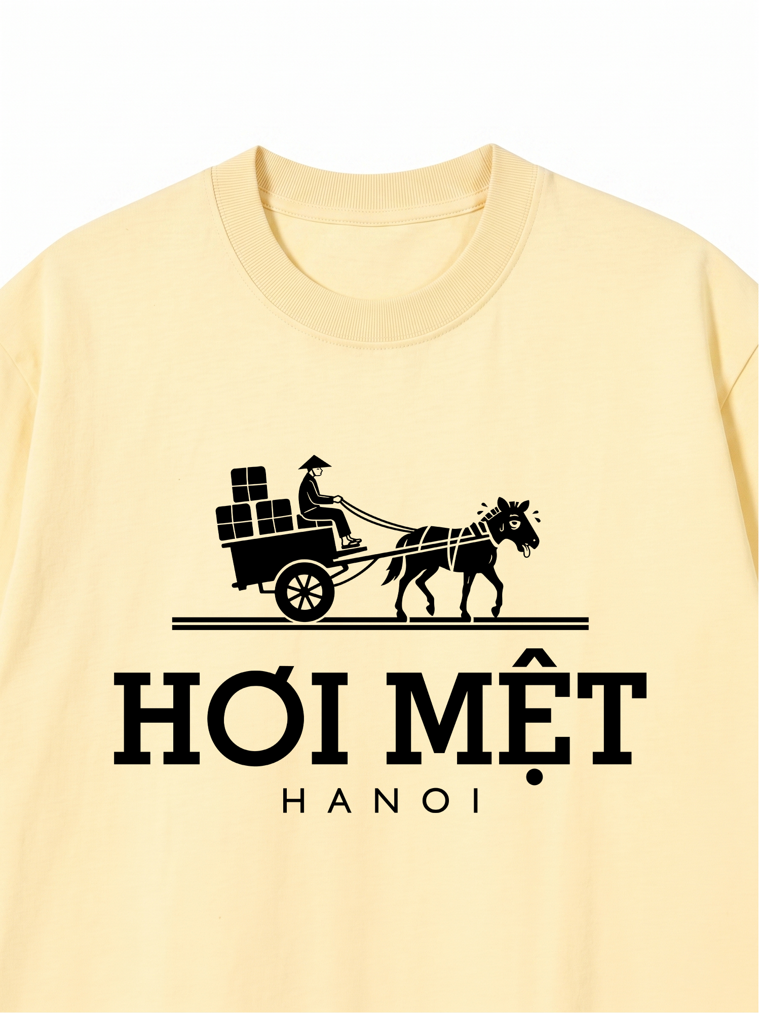 Áo Thun Relaxed Fit Hơi Mệt Hà Nội