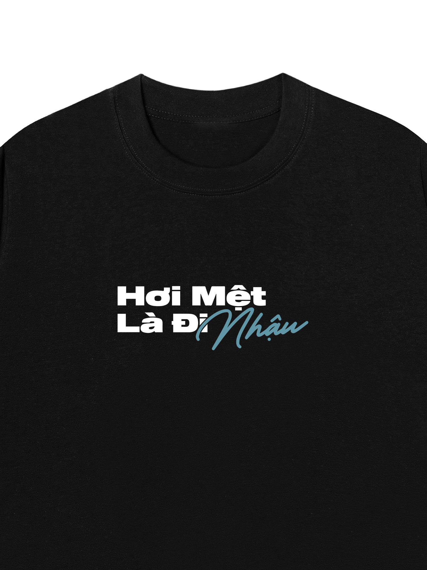 Áo Thun Relaxed Fit Hơi Mệt Là Nhậu