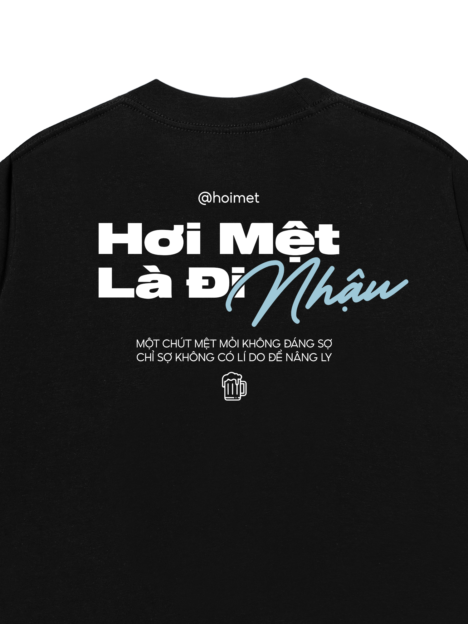 Áo Thun Relaxed Fit Hơi Mệt Là Nhậu