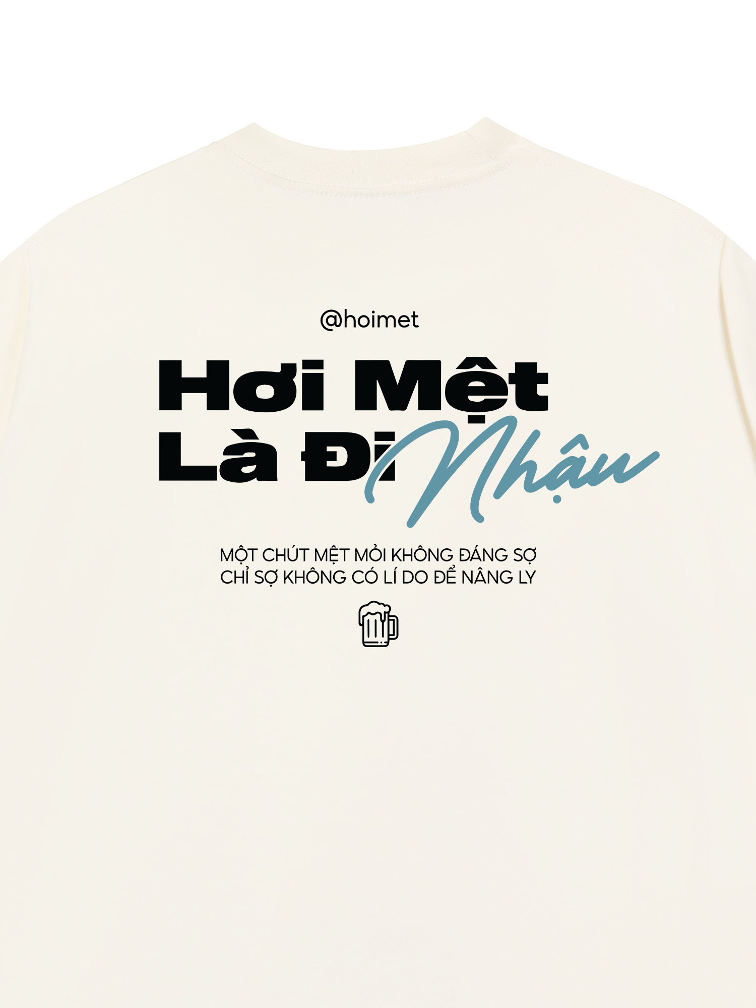 Áo Thun Relaxed Fit Hơi Mệt Là Nhậu