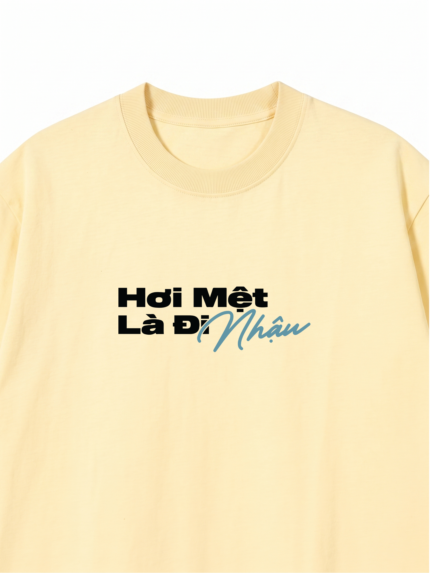 Áo Thun Relaxed Fit Hơi Mệt Là Nhậu