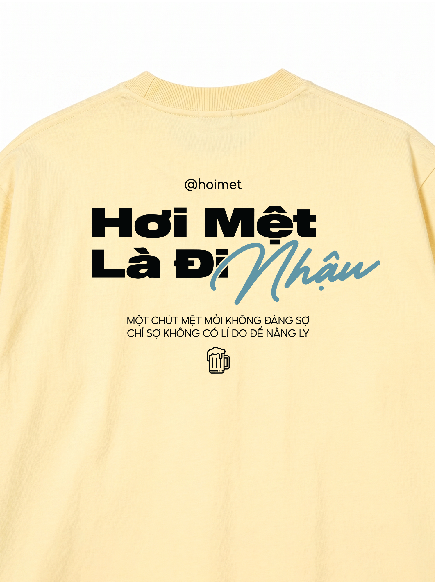 Áo Thun Relaxed Fit Hơi Mệt Là Nhậu