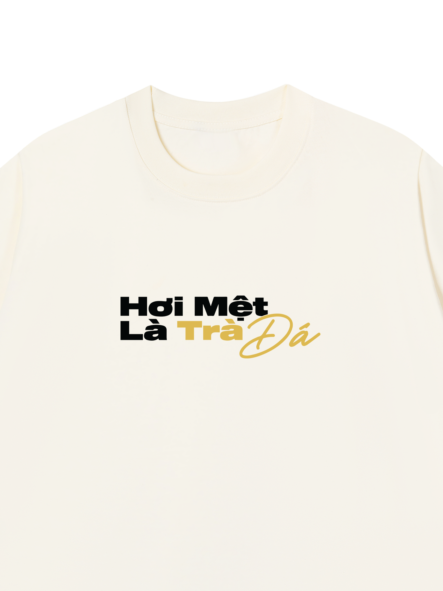 Áo Thun Relaxed Fit Hơi Mệt Là Trà Đá
