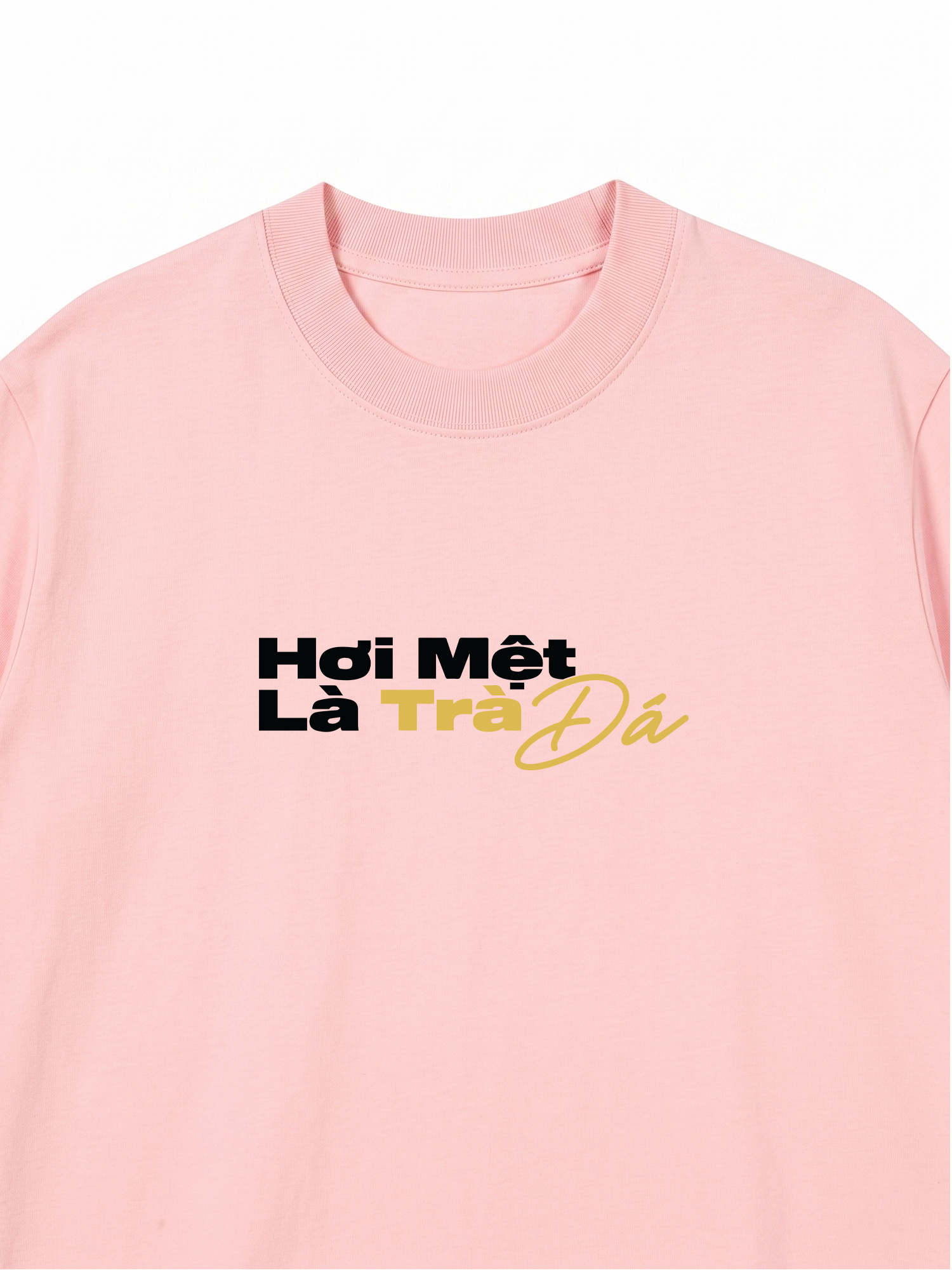 Áo Thun Relaxed Fit Hơi Mệt Là Trà Đá