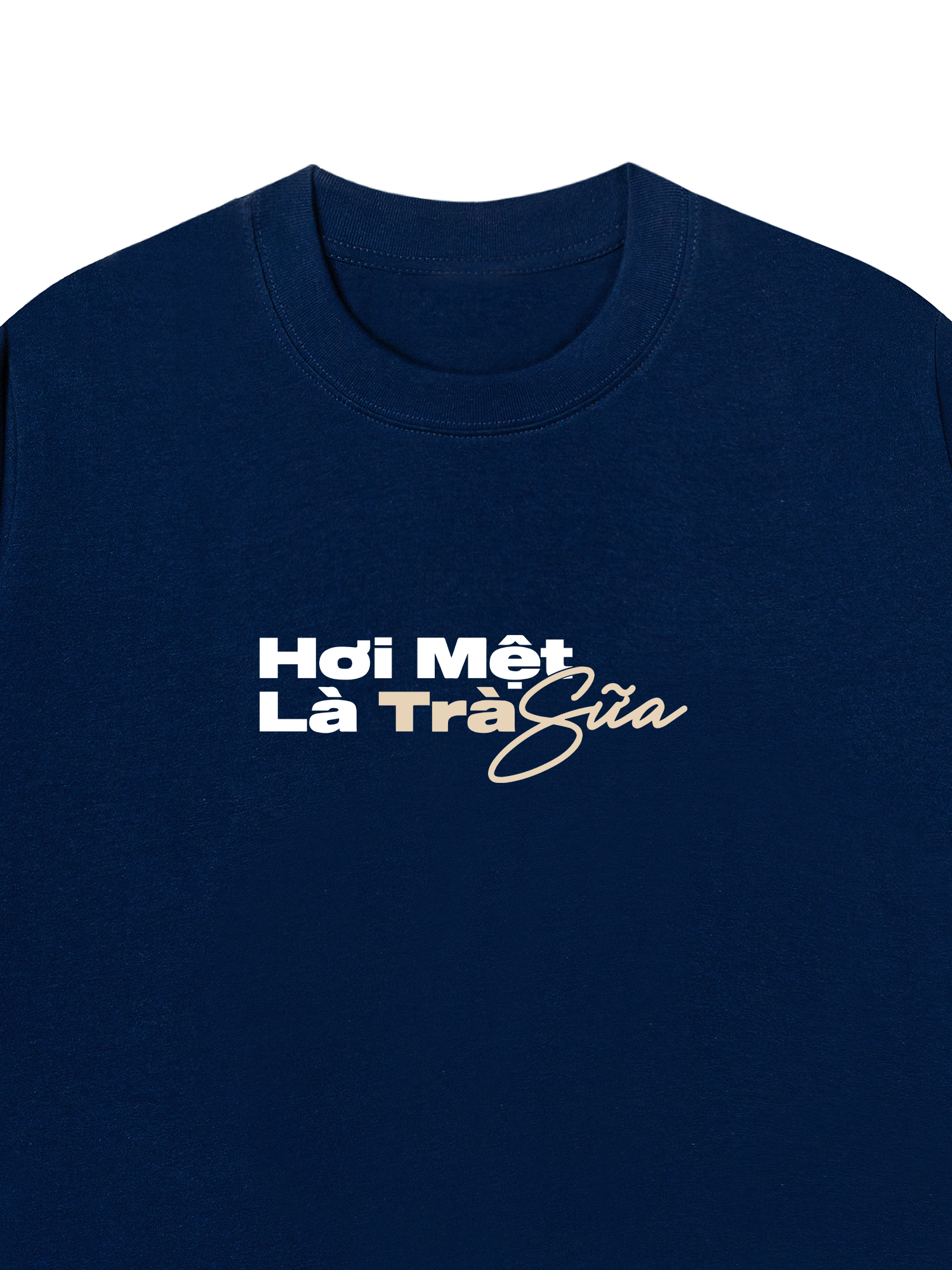 Áo Thun Relaxed Fit Hơi Mệt Là Trà Sữa