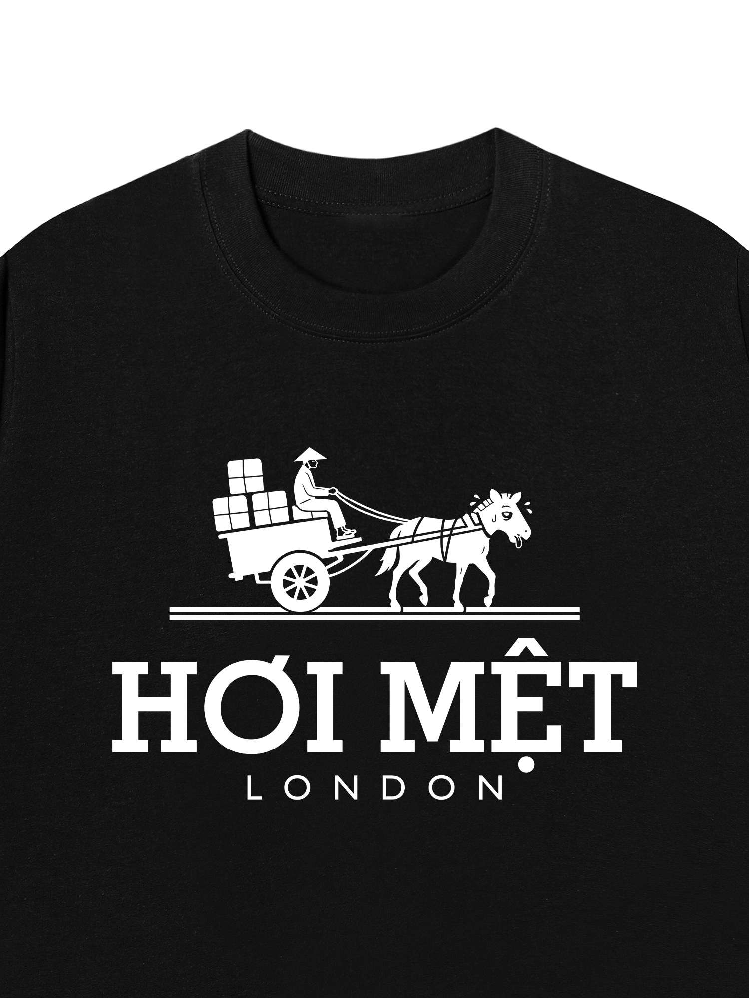 Áo Thun Relaxed Fit Hơi Mệt London