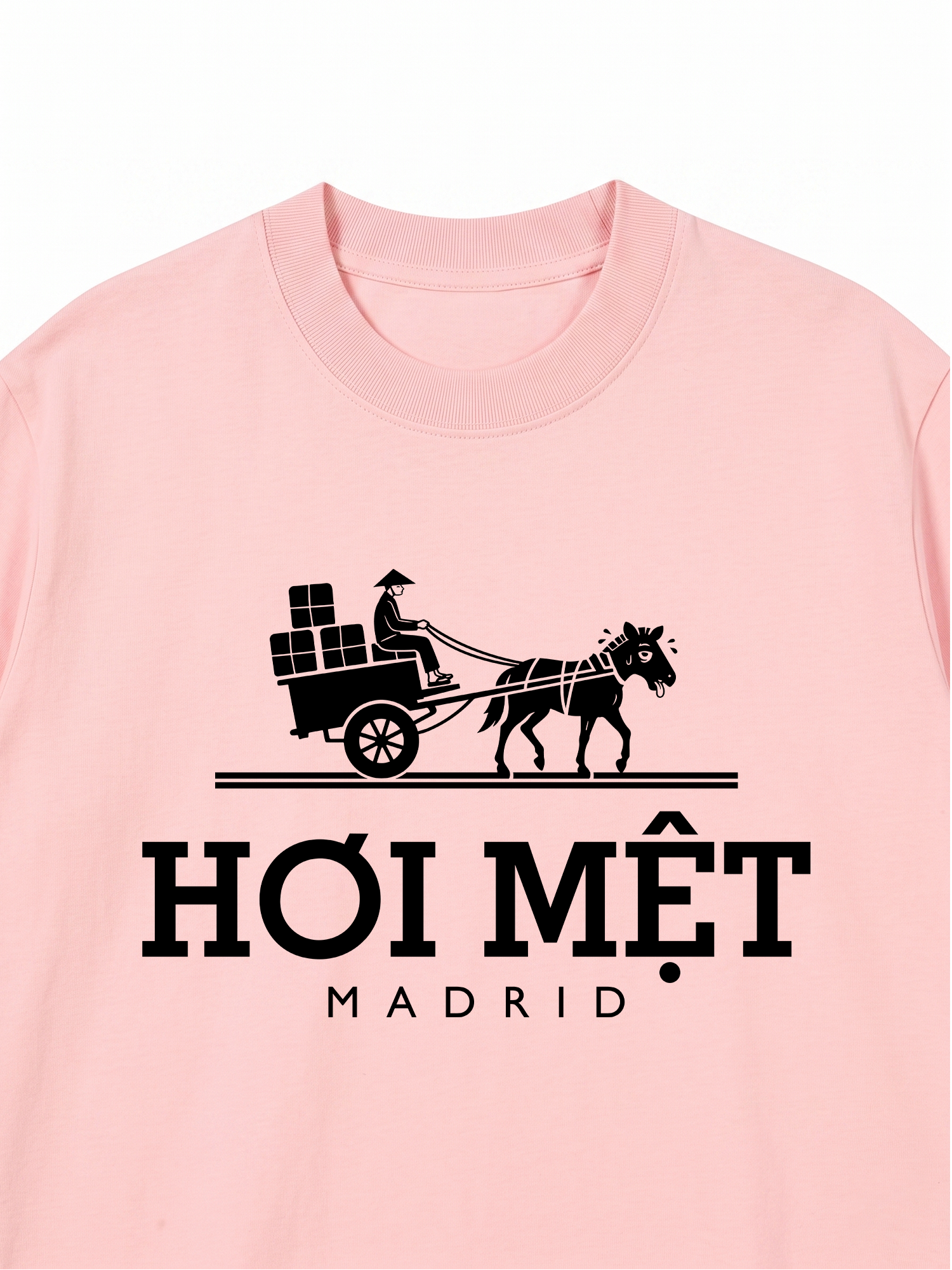 Áo Thun Relaxed Fit Hơi Mệt Madrid