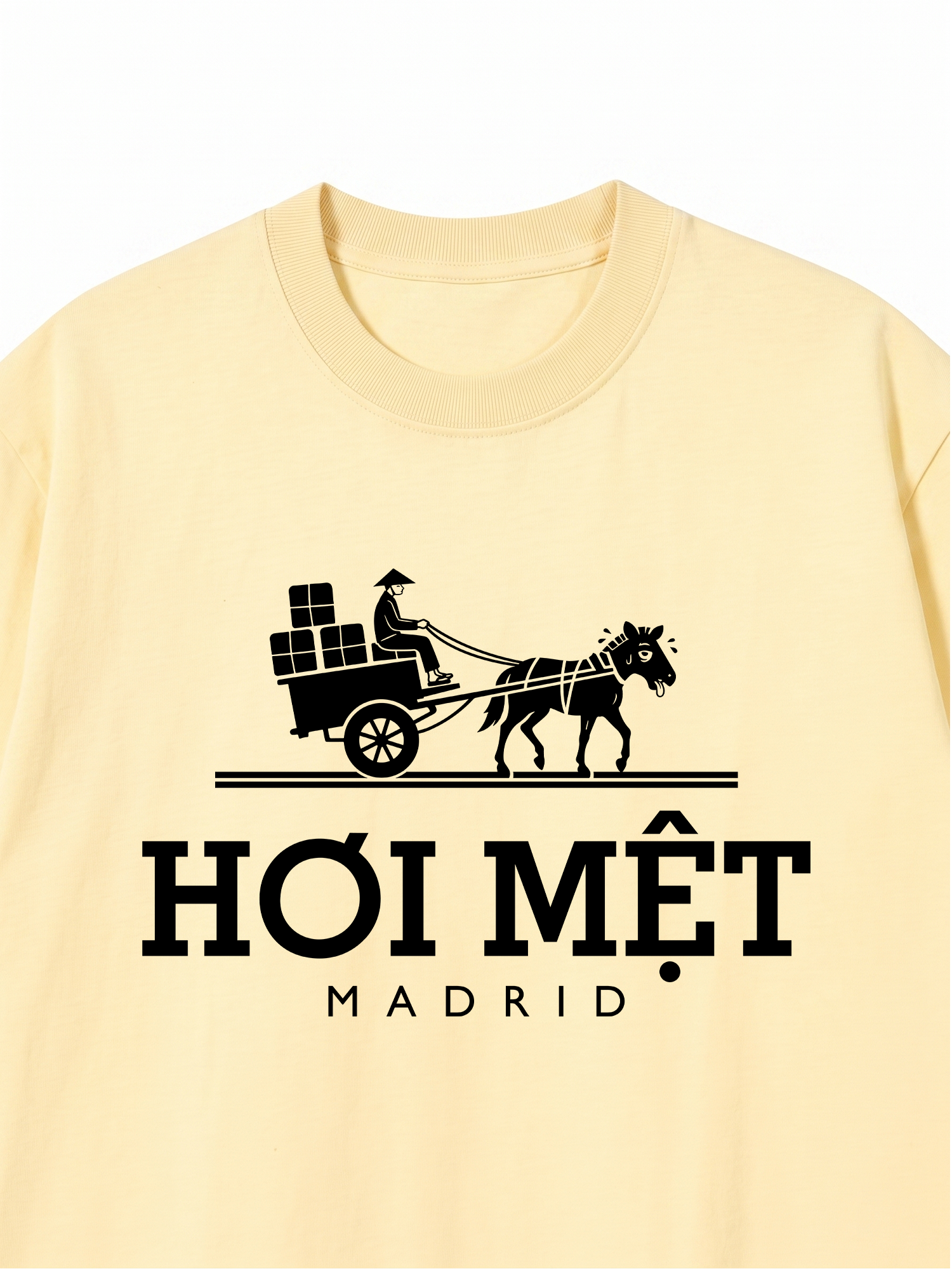 Áo Thun Relaxed Fit Hơi Mệt Madrid