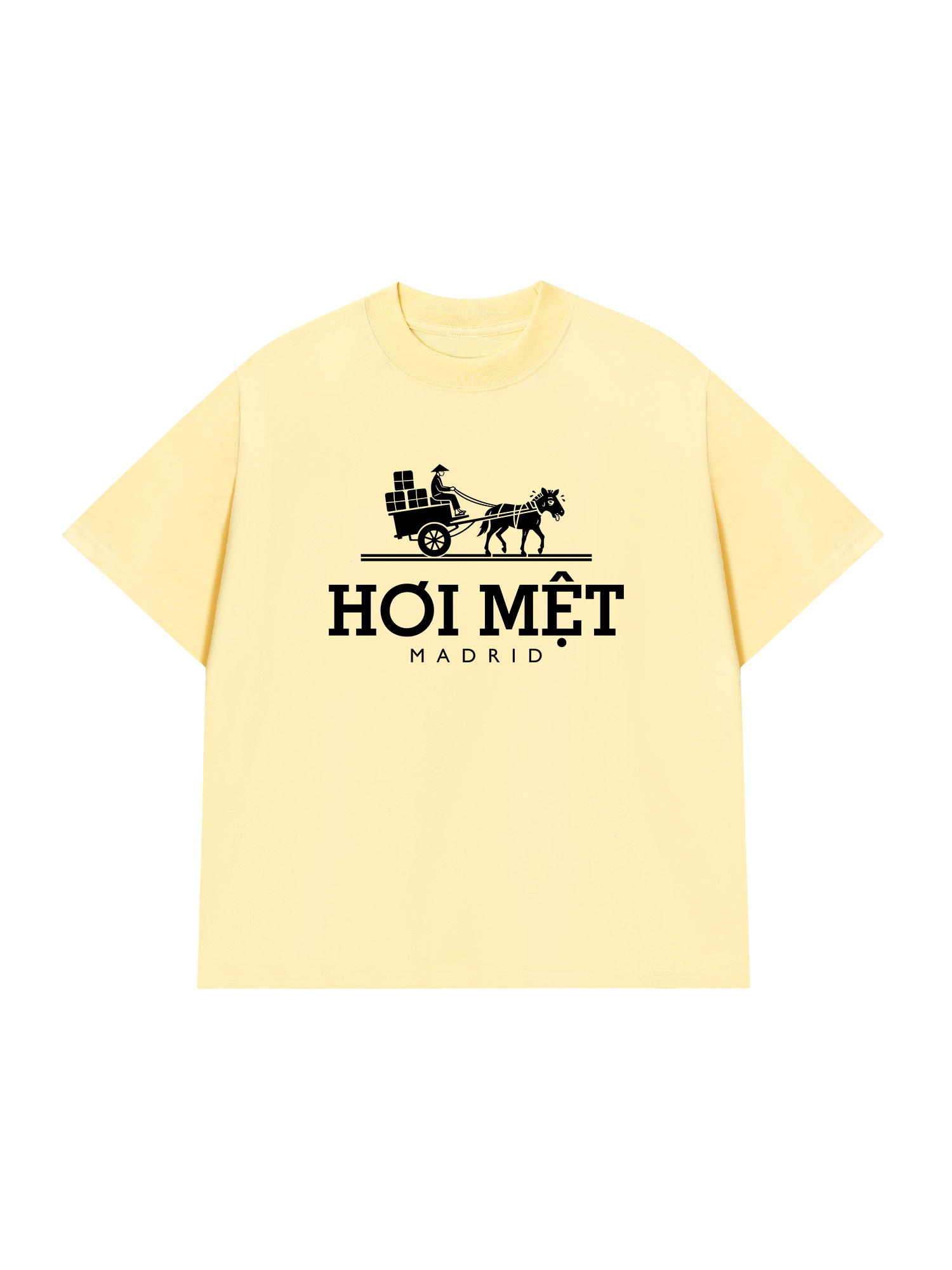 Áo Thun Relaxed Fit Hơi Mệt Madrid