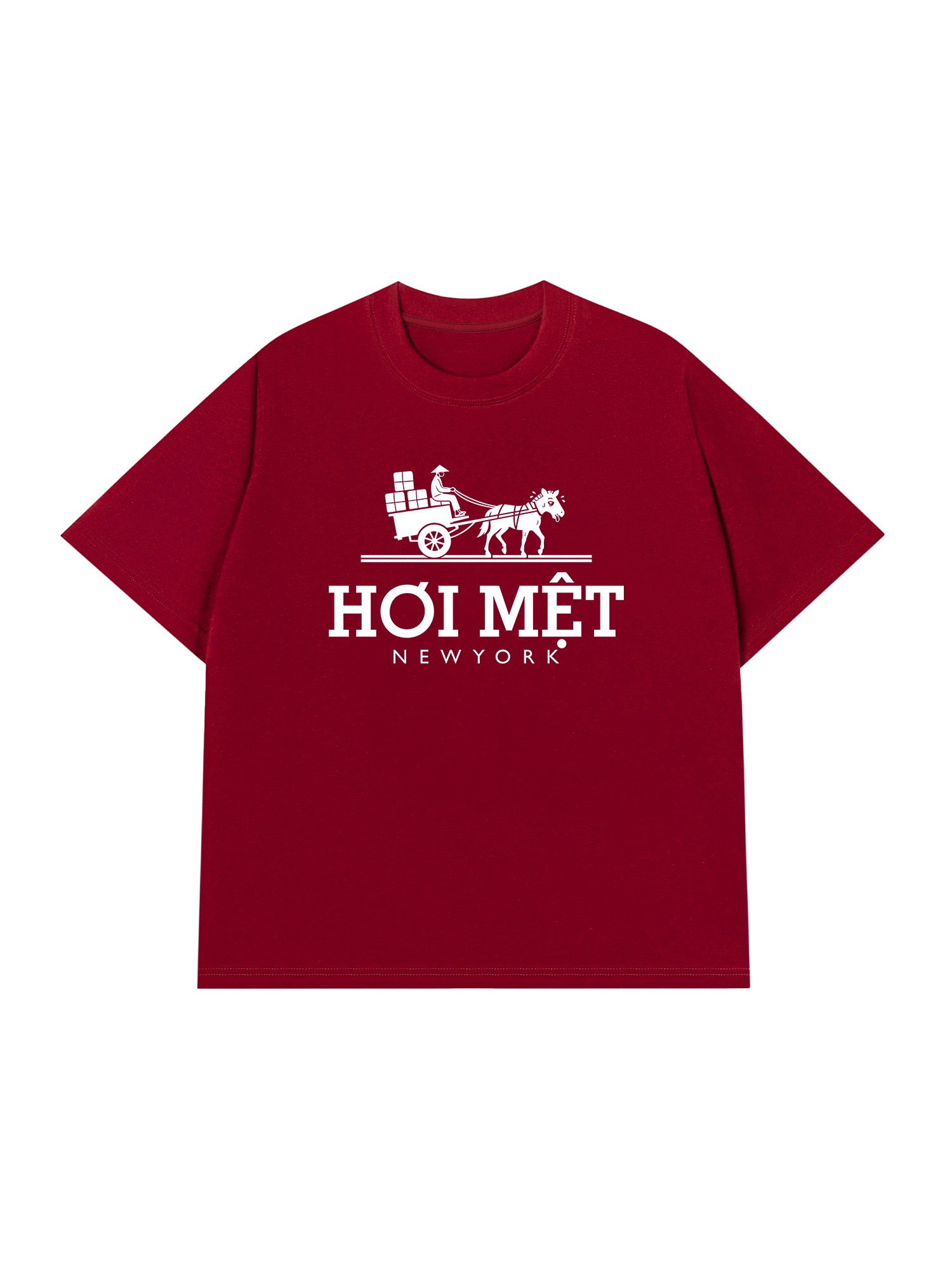 Áo Thun Relaxed Fit Hơi Mệt Newyork