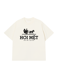 Áo Thun Relaxed Fit Hơi Mệt Newyork