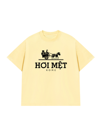 Áo Thun Relaxed Fit Hơi Mệt Rome