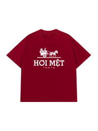 Áo Thun Relaxed Fit Hơi Mệt Tokyo
