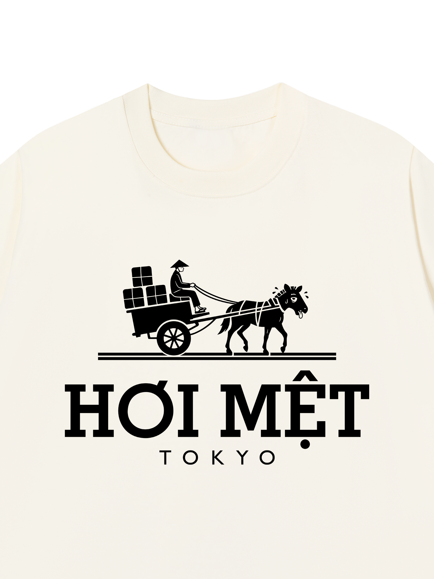 Áo Thun Relaxed Fit Hơi Mệt Tokyo