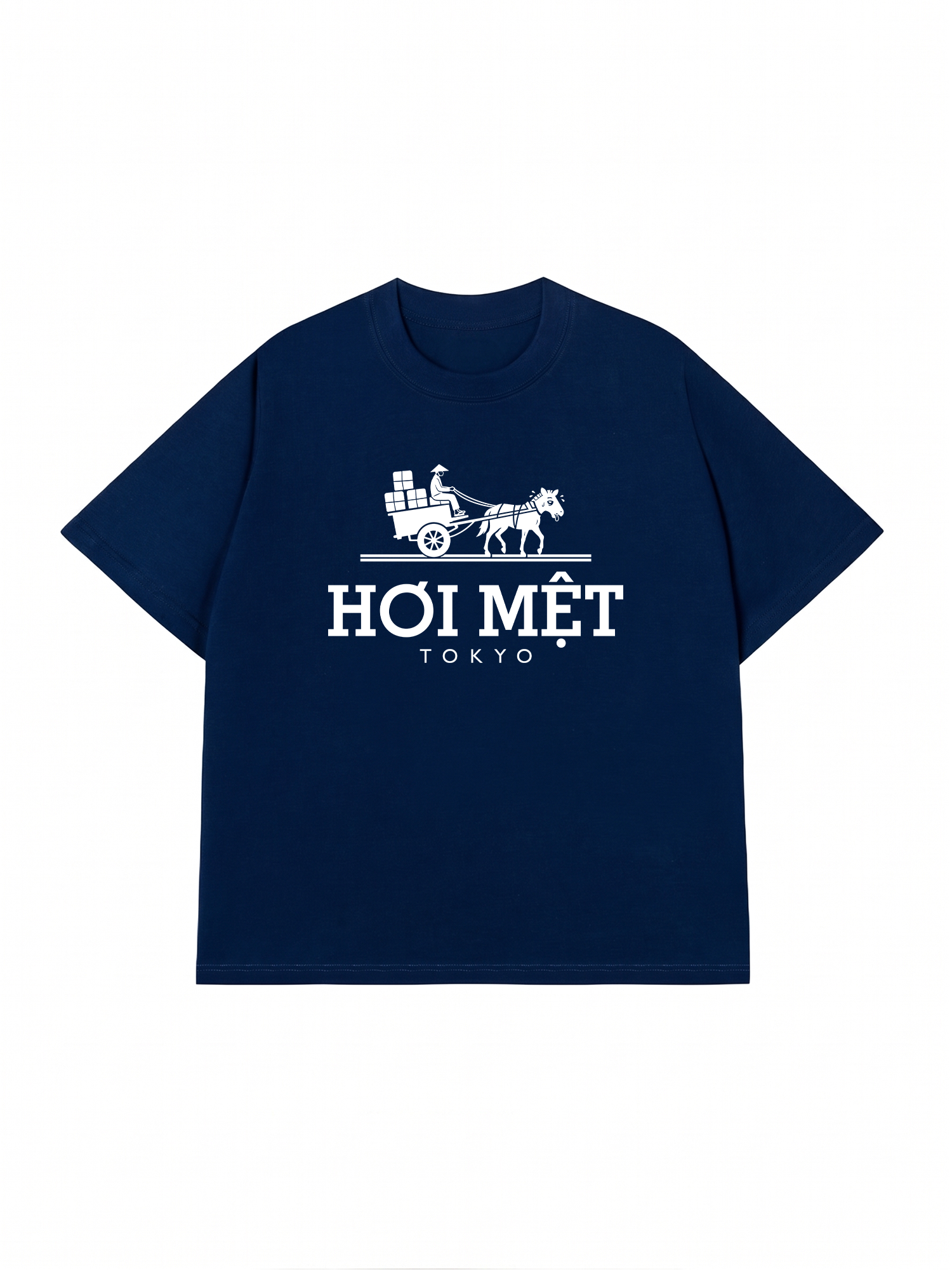 Áo Thun Relaxed Fit Hơi Mệt Tokyo