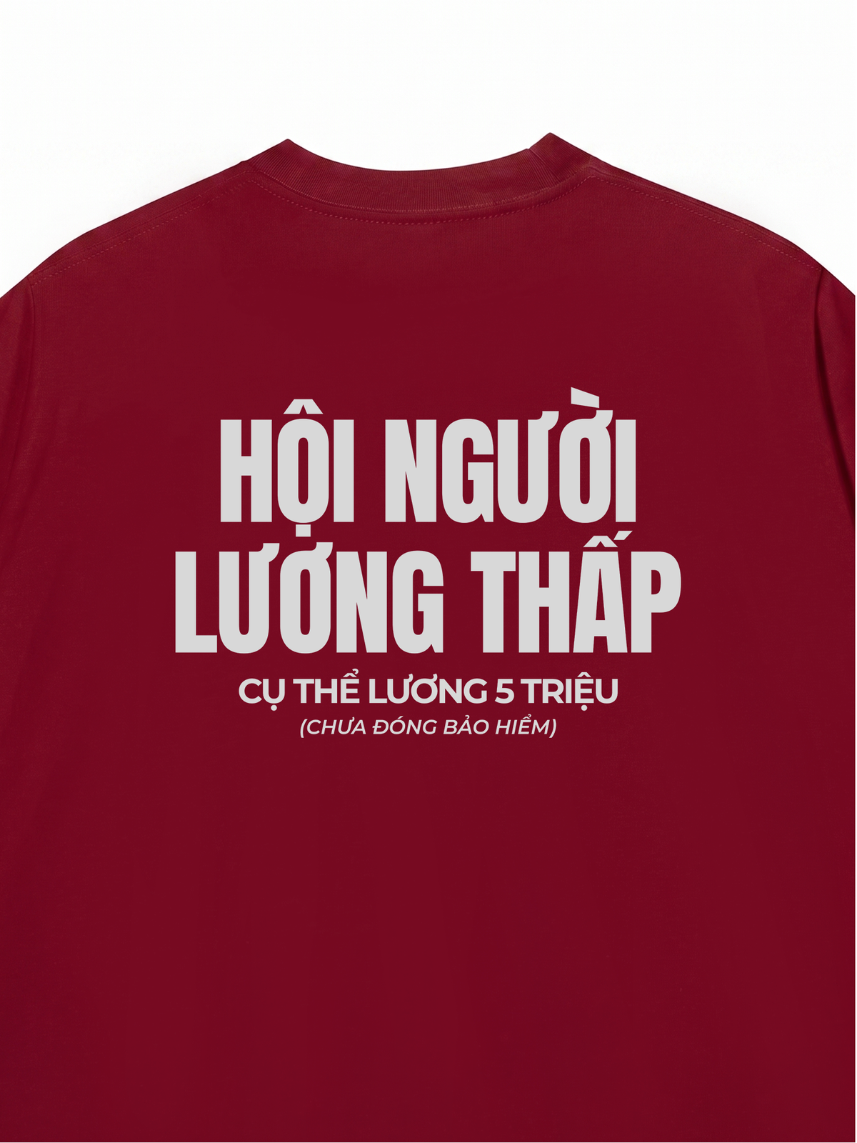 Áo Thun Relaxed Fit Hội Người Lương Thấp