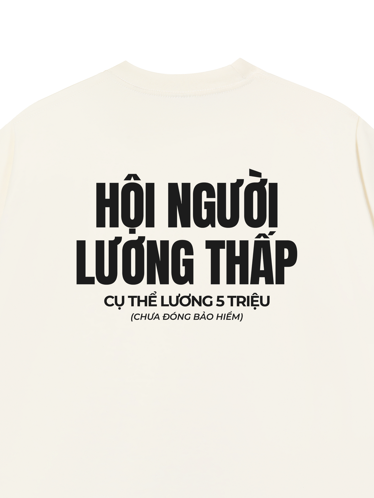 Áo Thun Relaxed Fit Hội Người Lương Thấp