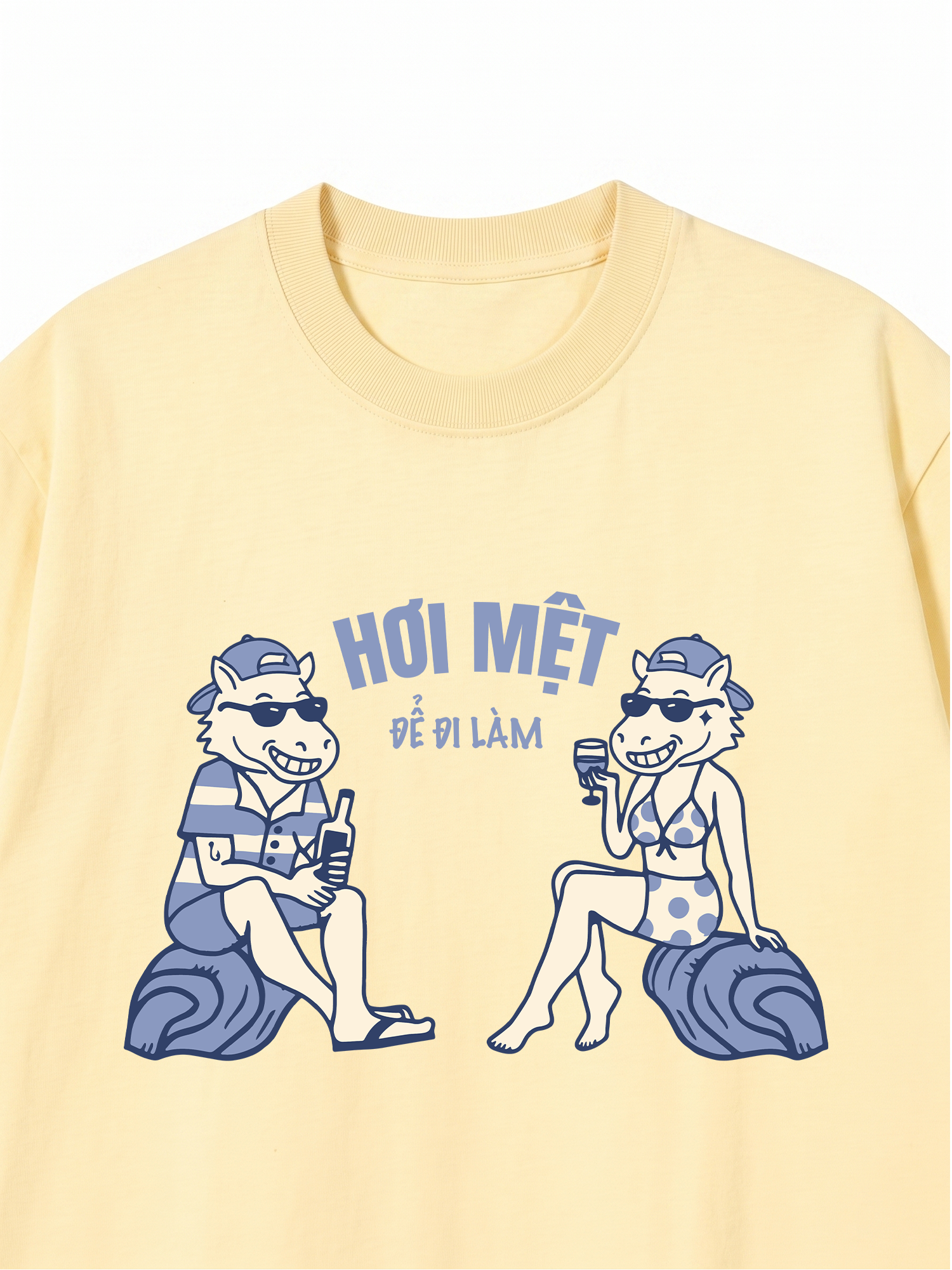 Áo Thun Relaxed Fit Hơi mệt để đi làm