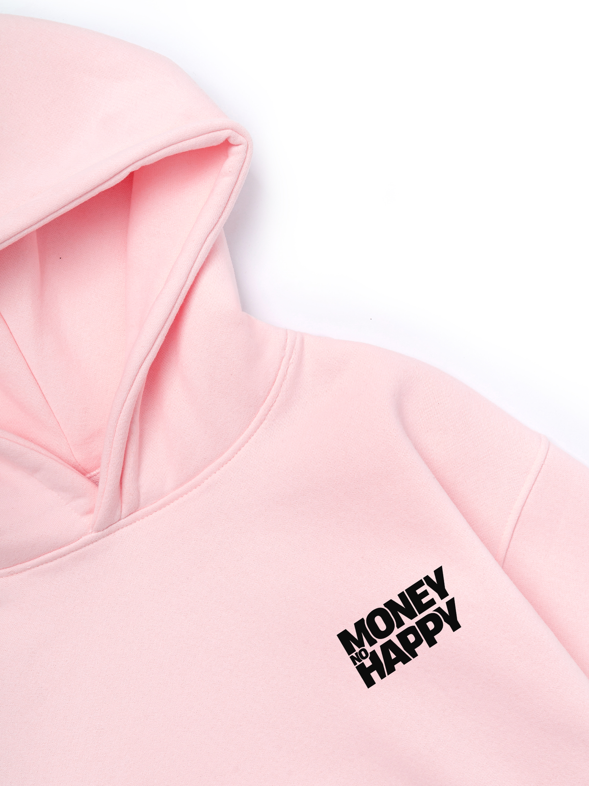 Áo Hoodie Nỉ Hai Da No Money No Happy