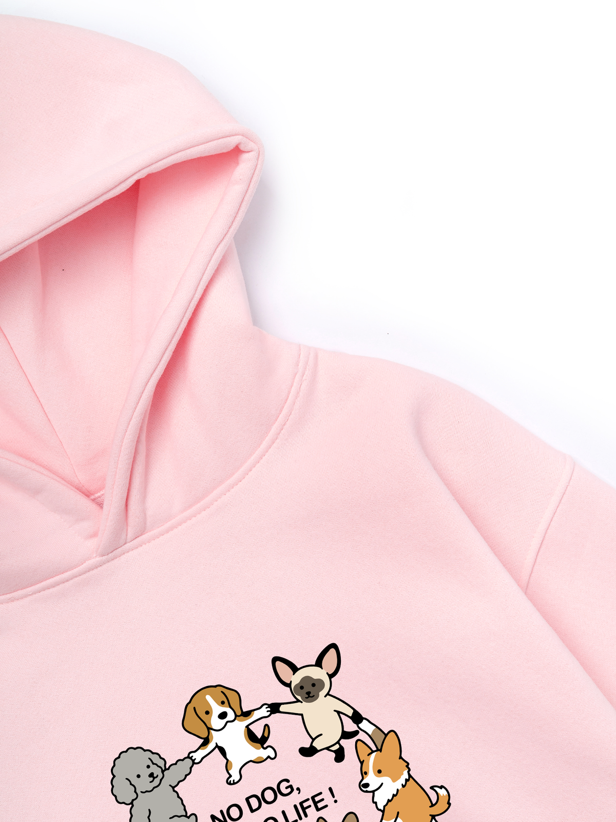 Áo Hoodie Nỉ Hai Da No Dog No Life