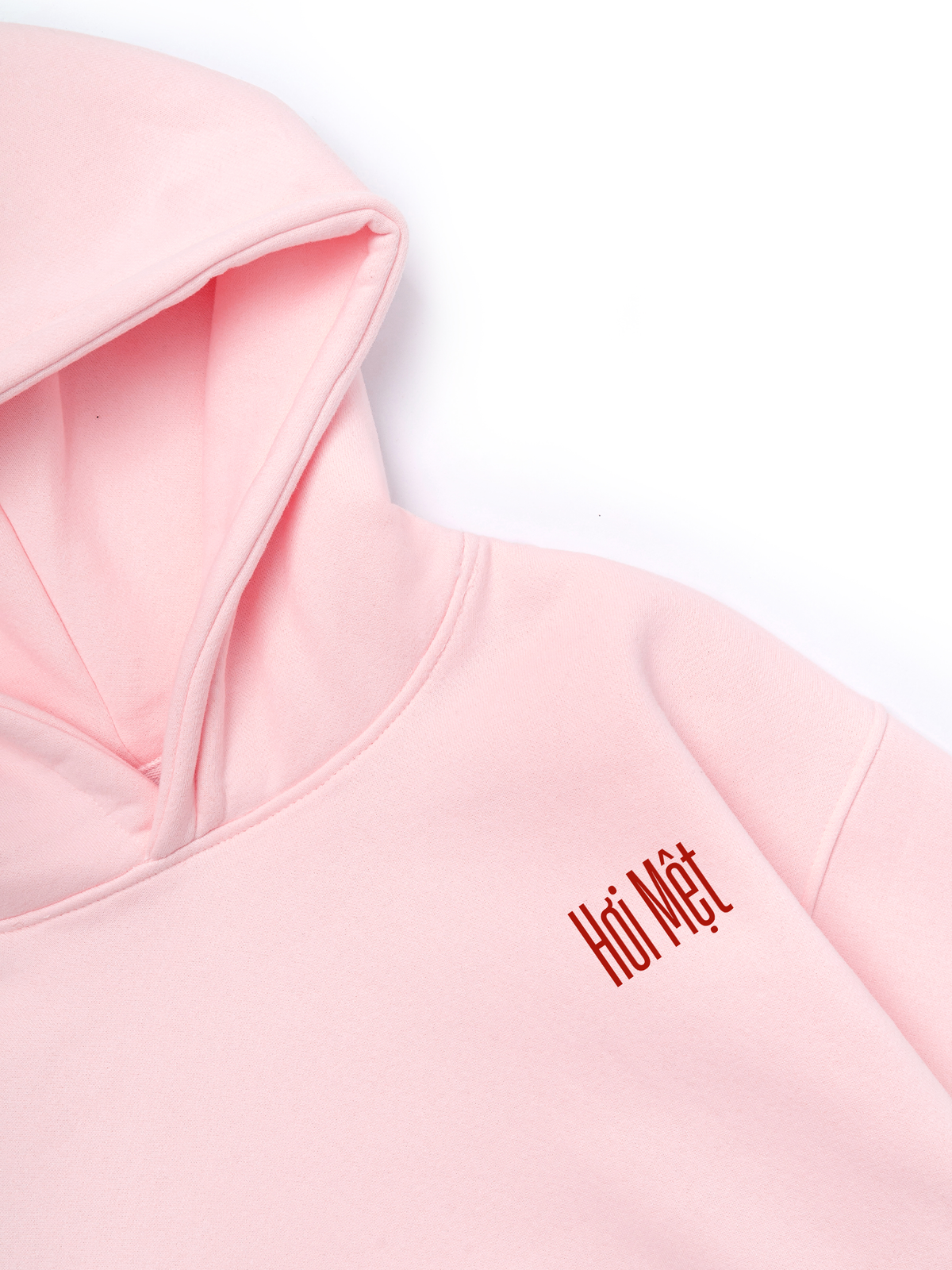 Áo Hoodie Nỉ Hai Da Chỉ Ăn Không Tập