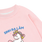Áo Sweater Nỉ Hai Da Công Chúa Làm Công Ăn Lương