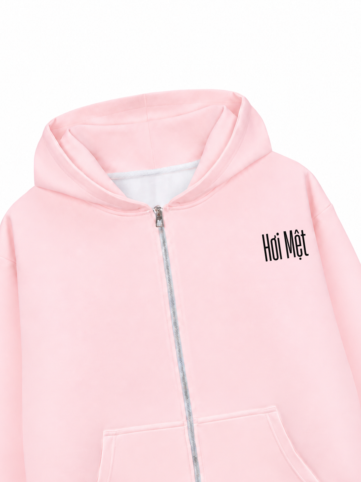 Áo Hoodie Zip Nỉ Hai Da Dành Thời Gian Cho Mèo