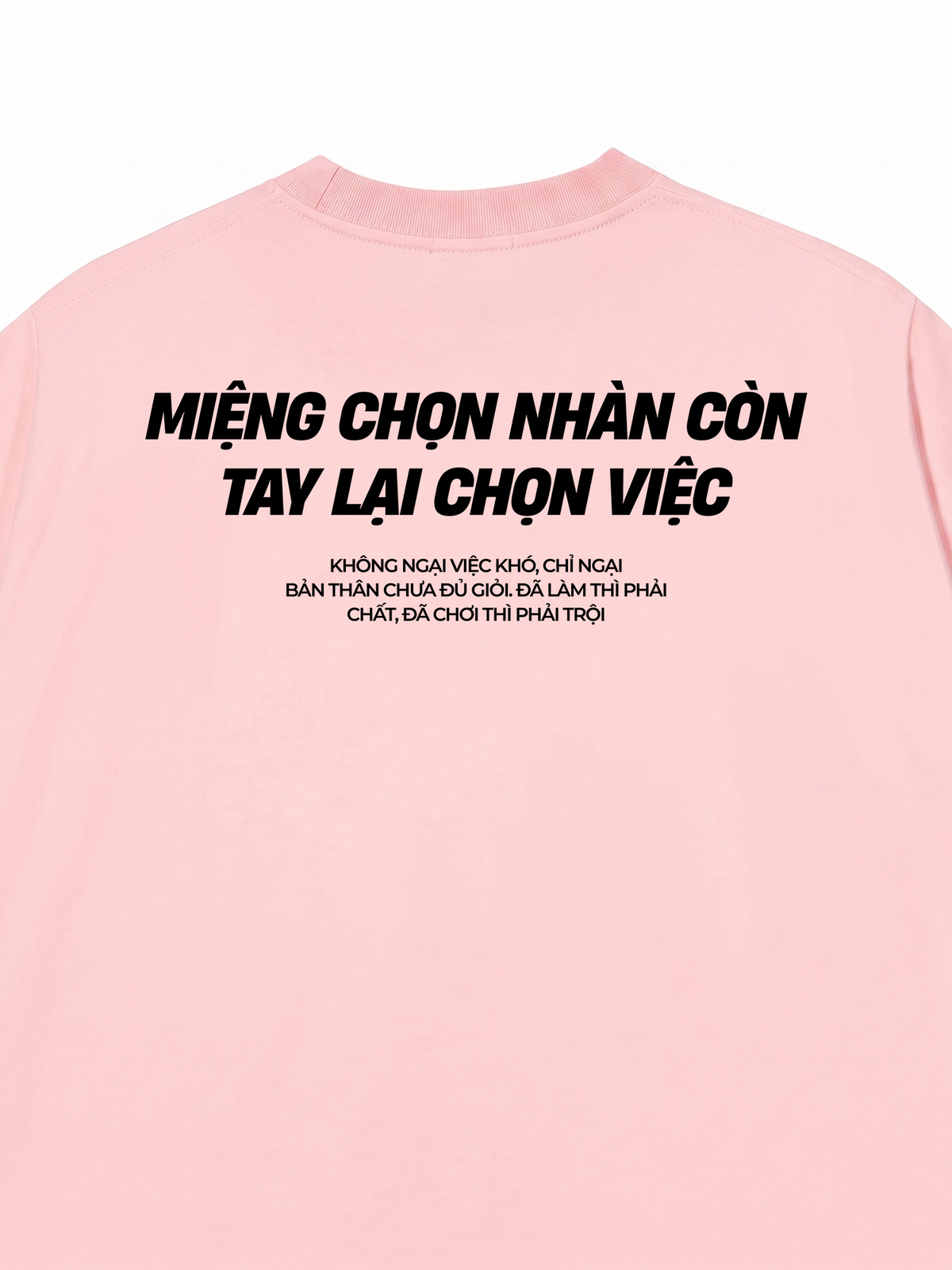 Áo Thun Relaxed Fit Miệng Chọn Nhàn Tay Chọn Việc