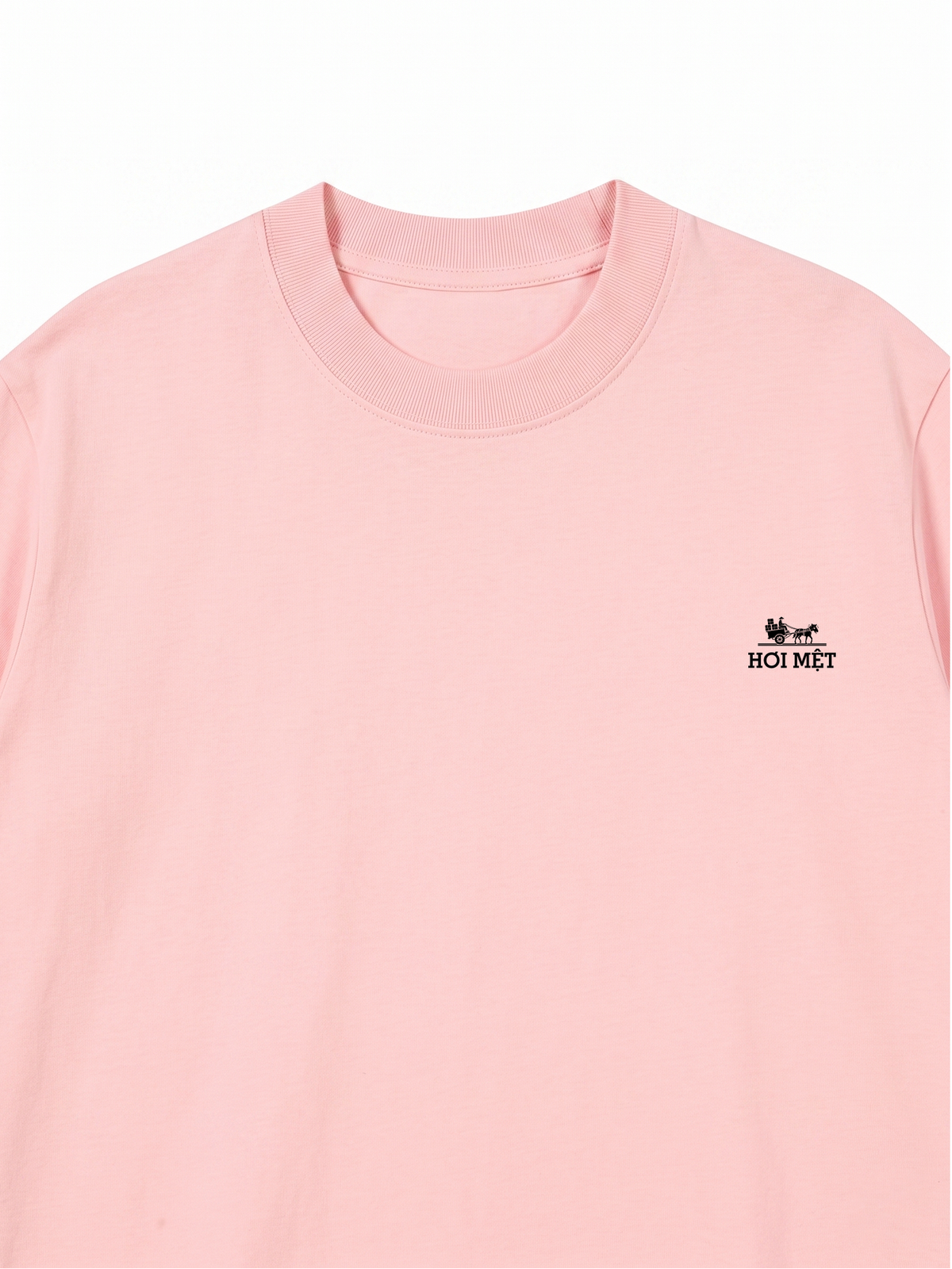Áo Thun Relaxed Fit Hồng Hộc