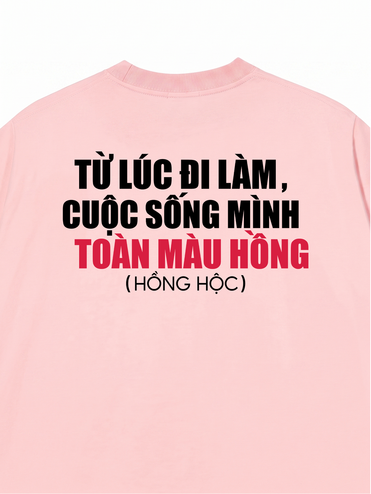 Áo Thun Relaxed Fit Hồng Hộc