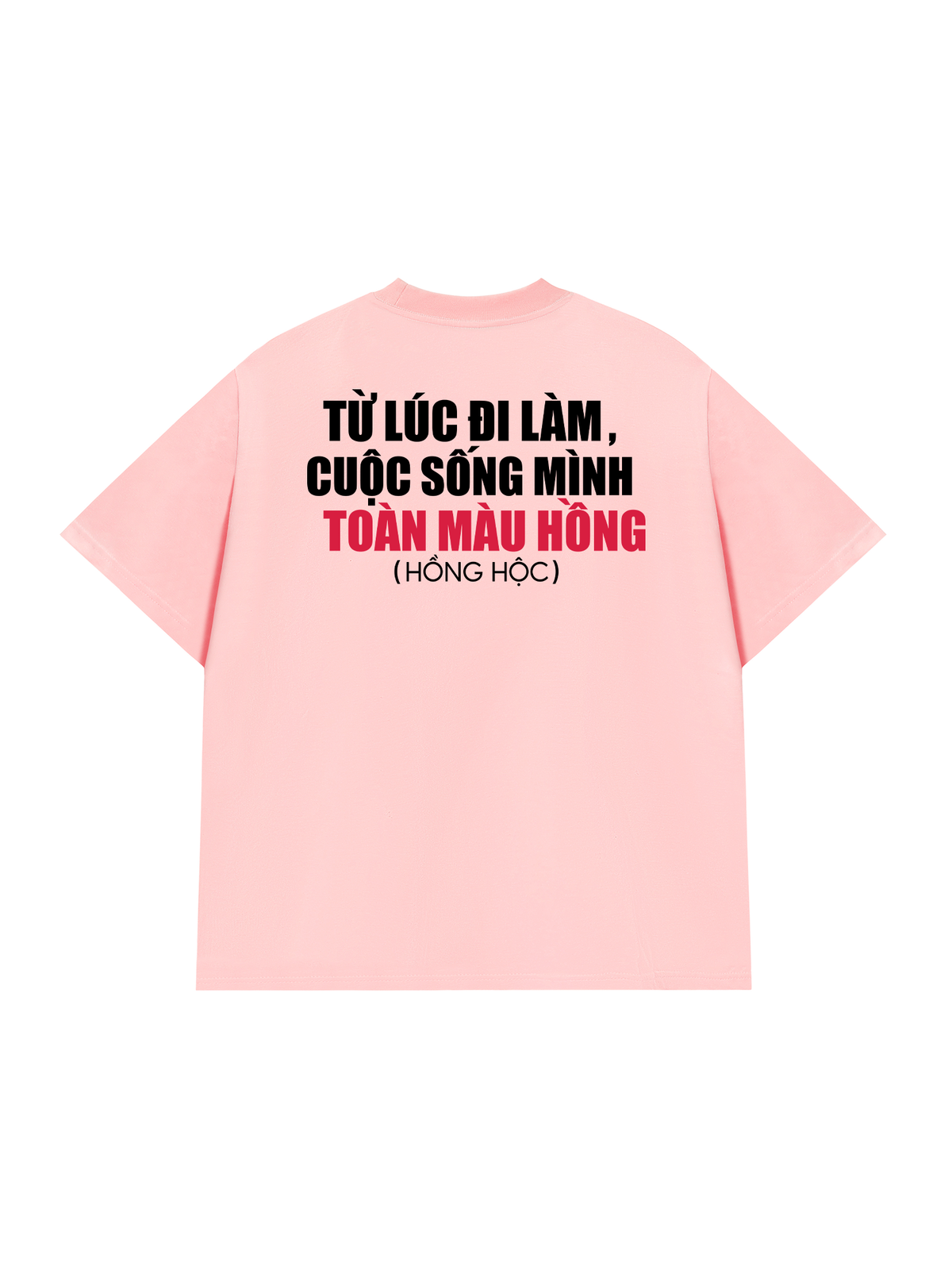 Áo Thun Relaxed Fit Hồng Hộc