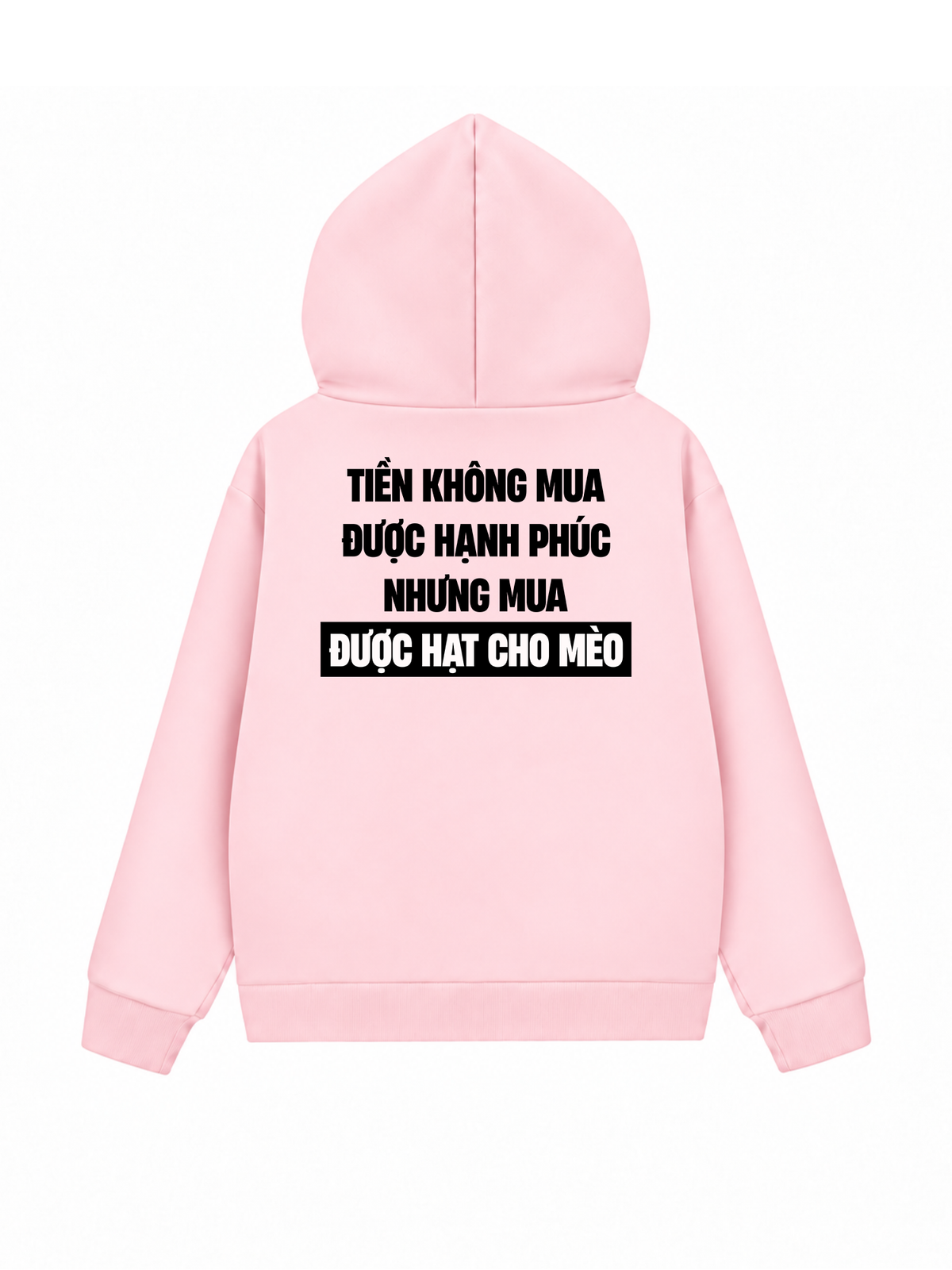 Áo Hoodie Zip Nỉ Hai Da Tiền Mua Được Hạt Cho Mèo