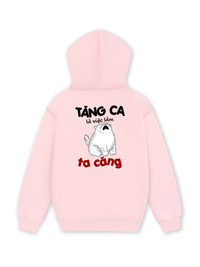 Áo Hoodie Nỉ Hai Da Tăng Ca