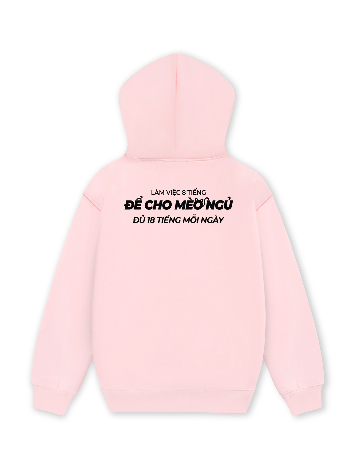 Áo Hoodie Nỉ Hai Da Để Cho Mèo Ngủ