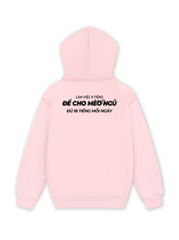 Áo Hoodie Nỉ Hai Da Để Cho Mèo Ngủ