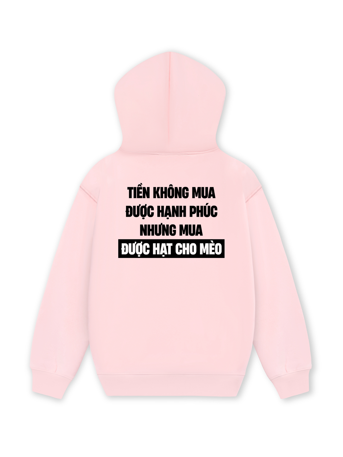 Áo Hoodie Nỉ Hai Da Tiền Mua Được Hạt Cho Mèo