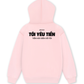 Áo Hoodie Nỉ Hai Da Tôi Yêu Tiền
