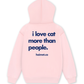 Áo Hoodie Nỉ Hai Da I Love Cat